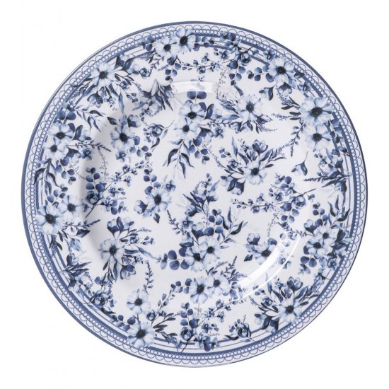 Prato Sobremesa 21cm Azzura Porcelana Tramontina